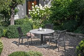 Klapptisch Bistro anthrazit rund - 70 cm rund HPL