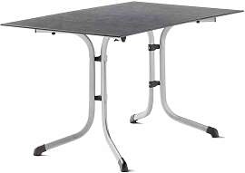 Klapptisch Polytec (HPL) 120x80cm Stahlgestell