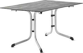 Klapptisch Polytec (HPL) 140x90cm Stahlgestell