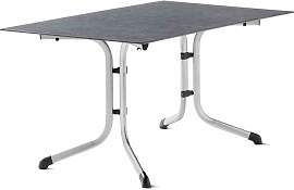 Klapptisch Polytec (HPL) 140x90cm Stahlgestell