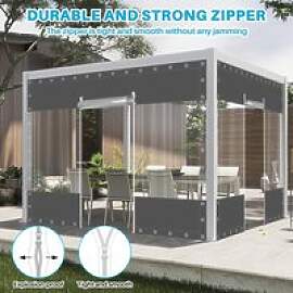 Klare Vinyl-Vorhänge mit Reißverschluss, 650