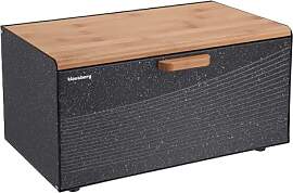 Klausberg Brotkiste Holz (Schwarz)