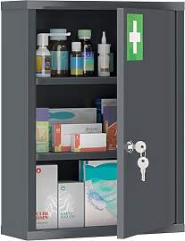 kleankin Medizinschrank, Apothekerschrank mit 3