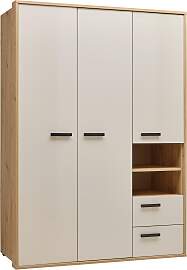 Kleiderschrank Casa Mia Kaschmirfarben/Eiche