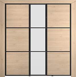 Kleiderschrank GAMI "Kleiderschrank 3 Türen, 