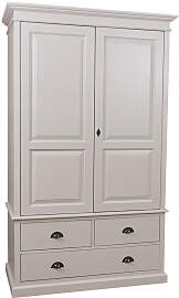 Kleiderschrank im Landhauslook natur (unlackiert)