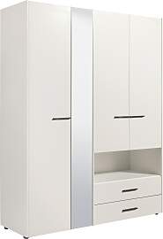 Kleiderschrank in Weiß