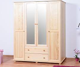Kleiderschrank Kiefer Vollholz massiv natur Junco