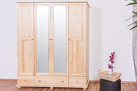 Kleiderschrank Kiefer Vollholz massiv natur Junco