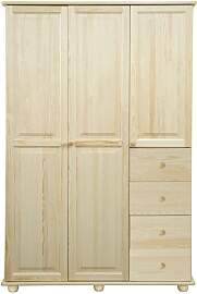 Kleiderschrank Kiefer Vollholz massiv natur Junco