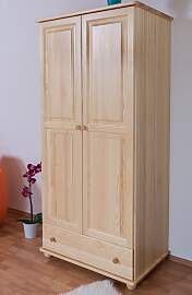Kleiderschrank Kiefer Vollholz massiv natur Junco
