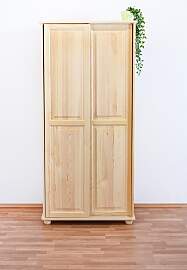 Kleiderschrank Kiefer Vollholz massiv natur Junco