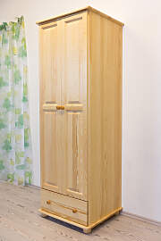 Kleiderschrank Kiefer Vollholz massiv natur Junco