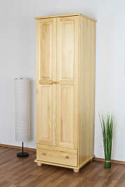 Kleiderschrank Kiefer Vollholz massiv natur Junco
