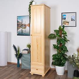 Kleiderschrank Kiefer Vollholz massiv natur Junco