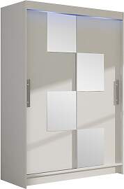 Kleiderschrank mit Schiebetueren und Spiegel Miami 