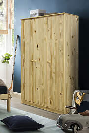 Kleiderschrank MÖBILIA, beige (natur), B:107cm