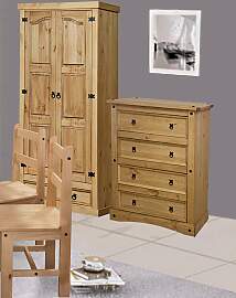 Kleiderschrank MÖBILIA, beige (natur, schwarz),