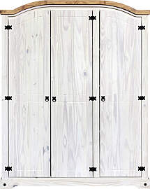 Kleiderschrank MÖBILIA, weiß (weiß, honig),