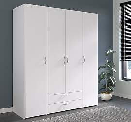 Kleiderschrank PARISOT "Daily 1", weiß, 