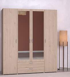 Kleiderschrank PARISOT "Daily", braun