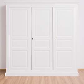 Kleiderschrank weiß - großer Landhaus-Schrank