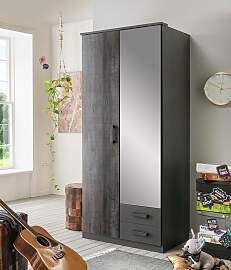 Kleiderschrank WIMEX "Duisburg", grau