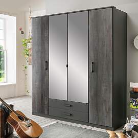Kleiderschrank WIMEX "Duisburg", grau