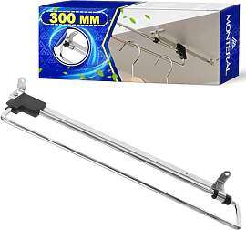 Kleiderstange Ausziehbar Schrank 300 mm -