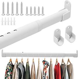 Kleiderstange für Schrank, Duschstange, Metall