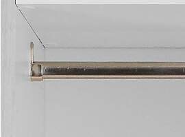 Kleiderstange OPTIFIT "Elm", grau
