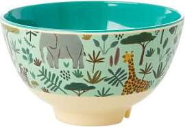 Klein Melamin Schüssel - Grün - Jungle Animals