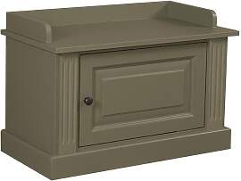 Kleine Garderobenbank im Landhausstil shabby chic