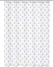 Kleine Wolke Anchor Duschvorhang TXT Dunkelblau,