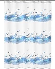 Kleine Wolke Duschvorhang Seaside, 120 x 200 cm,