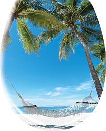 Kleine Wolke WC-Sitz BAHAMAS aus Duroplast mit