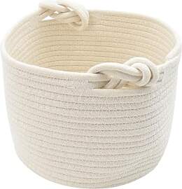 Kleiner gewebter Aufbewahrungskorb mit robustem