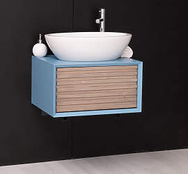 Kleiner Hänge-Waschbecken-Unterschrank in