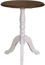 Kleiner runder Tisch im Landhausstil -