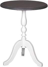 Kleiner runder Tisch im Landhausstil natur