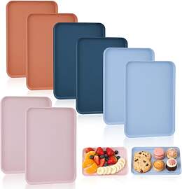Kleines Tablett, 8 Stück Serviertablett Mini