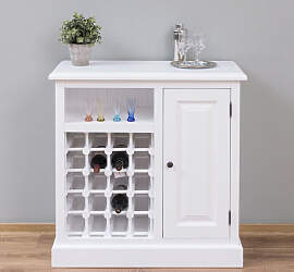 Kleines Weinregal Provence im Landhausstil
