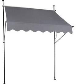 Klemm-Markise Amrum grau B/L: ca. 250x150 cm
