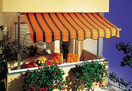 Klemmmarkise SPETTMANN "LINE", orange