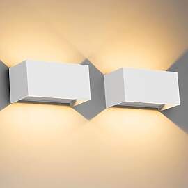 Klighten 24W LED Wandleuchte Innen/Außen,2PCS