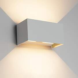 Klighten 24W LED Wandleuchte Innen/Außen,3000K