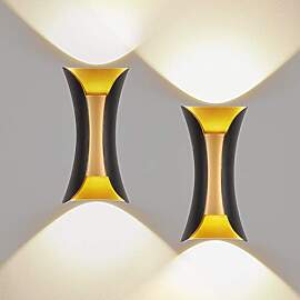 Klighten 2er Außenwandleuchte LED Wandleuchte