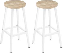 Klihome Barhocker 2er Set, Barstühle mit