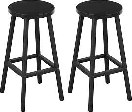 Klihome Barhocker 2er Set, Barstühle mit