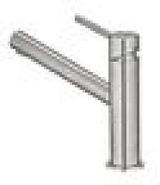 Kludi Steel Küchenarmatur 44850F860 schwenkbarer